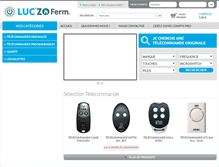 Tablet Screenshot of luczo-ferm.com
